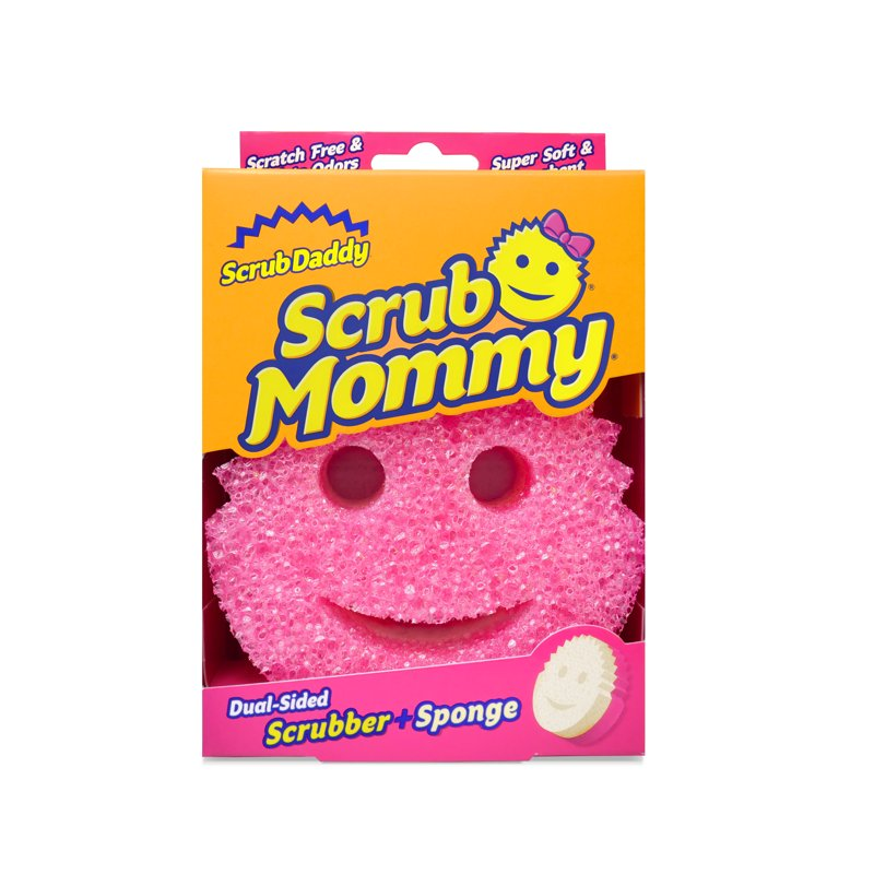 Scrub Daddy Scrub Mommy Dual-Sided Scratch-Free Dish Scrubber Sponge, Kitchen & Bath Cleaning Supplies. Scrubbies & Esponjas De Fregar Platos product photo