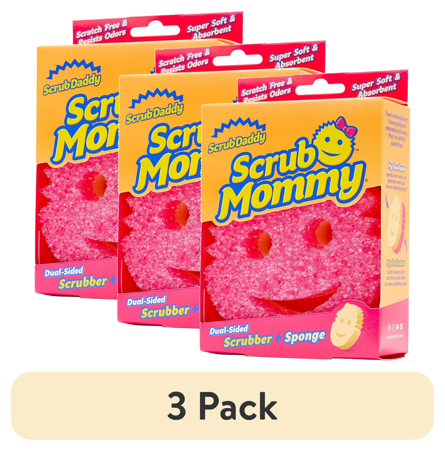 Scrub Mommy Non-Scratch Cleaning Sponge product photo