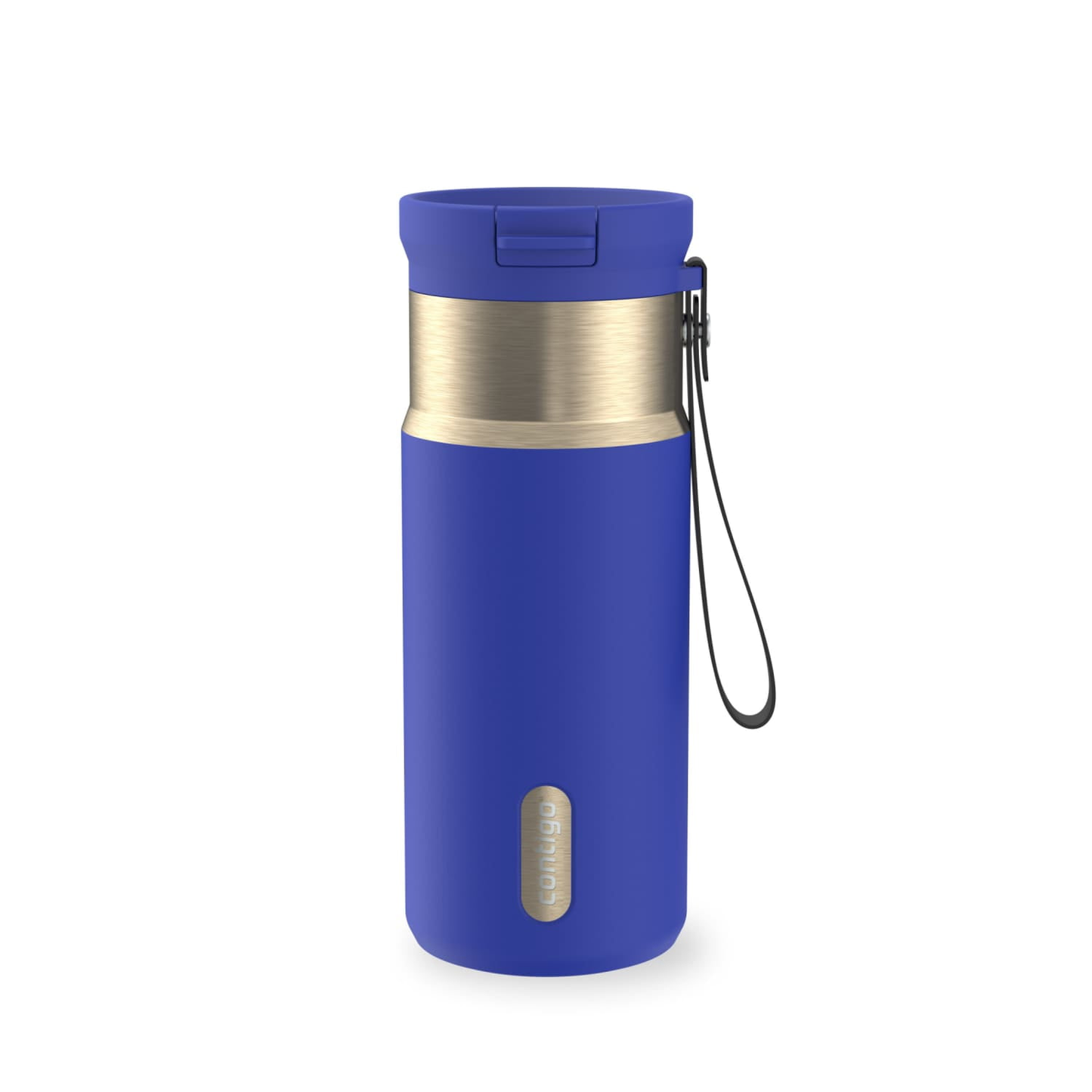 Contigo SnapSeal 16 oz Leakproof Stainless Steel Water Bottle with Carrying Strap product photo