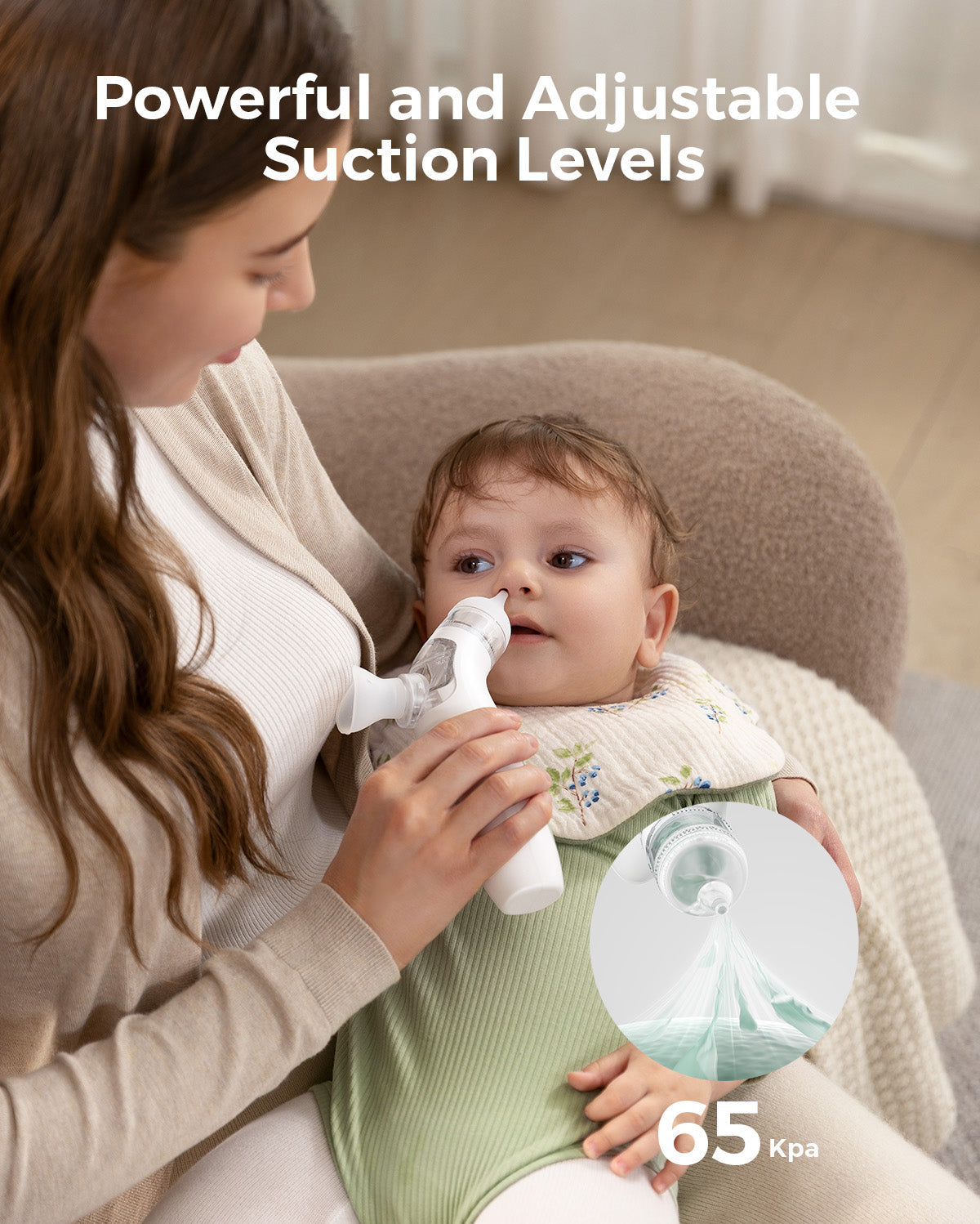 Momcozy BreezyClear™ 2-in-1 Electric Nasal Aspirator Replacement Heads product photo