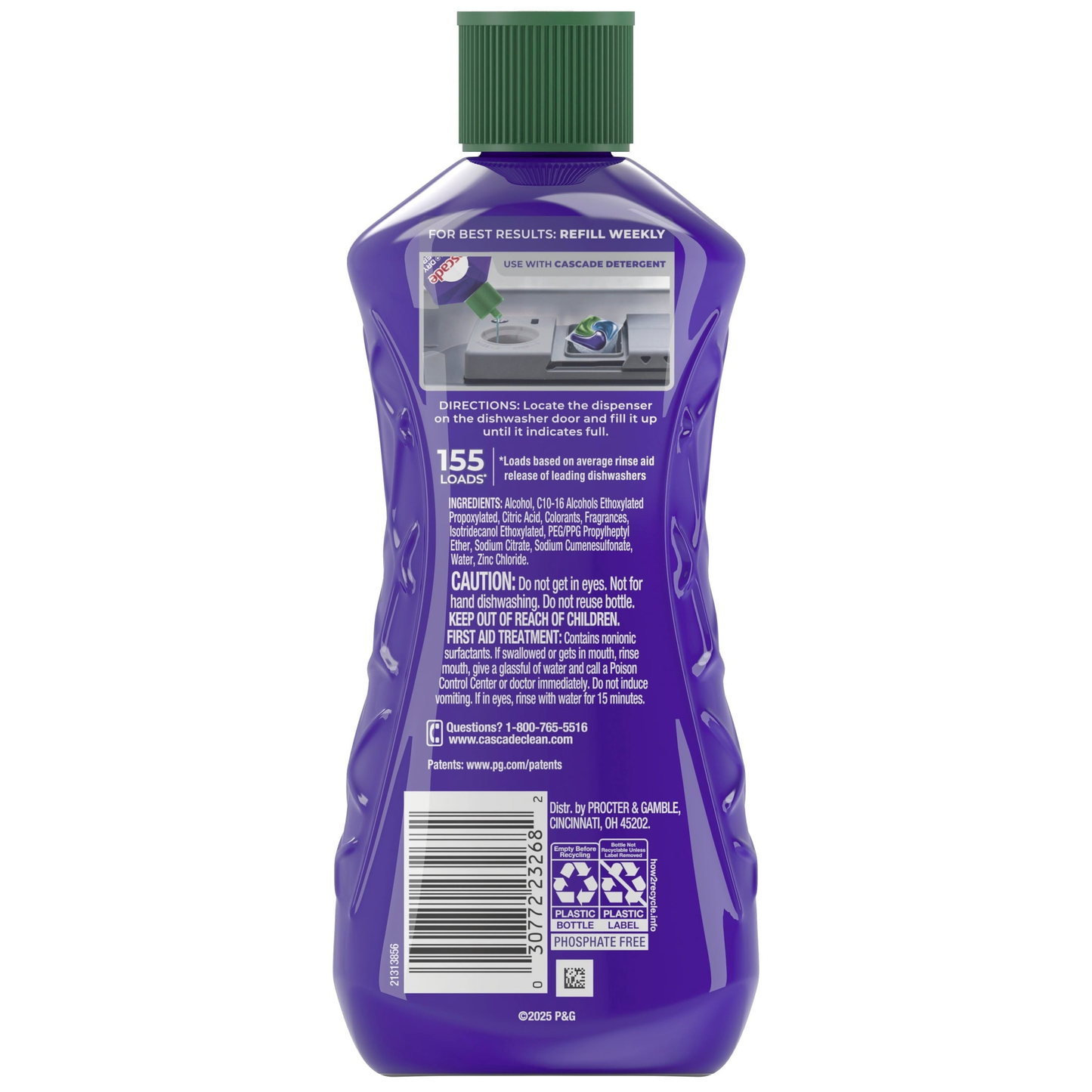 Rinse Aid Clean &amp; Dry Booster, 16oz product photo