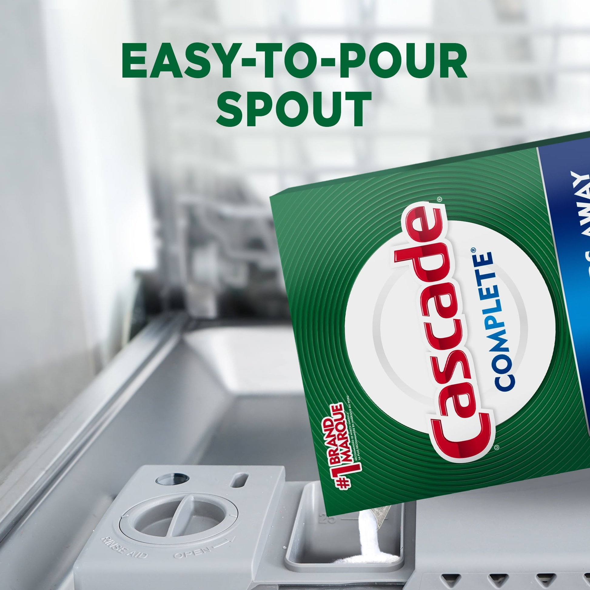 Complete Dishwasher Detergent Powder, Dish Detergent, Dish Soap, Fresh, 75 fl oz product photo