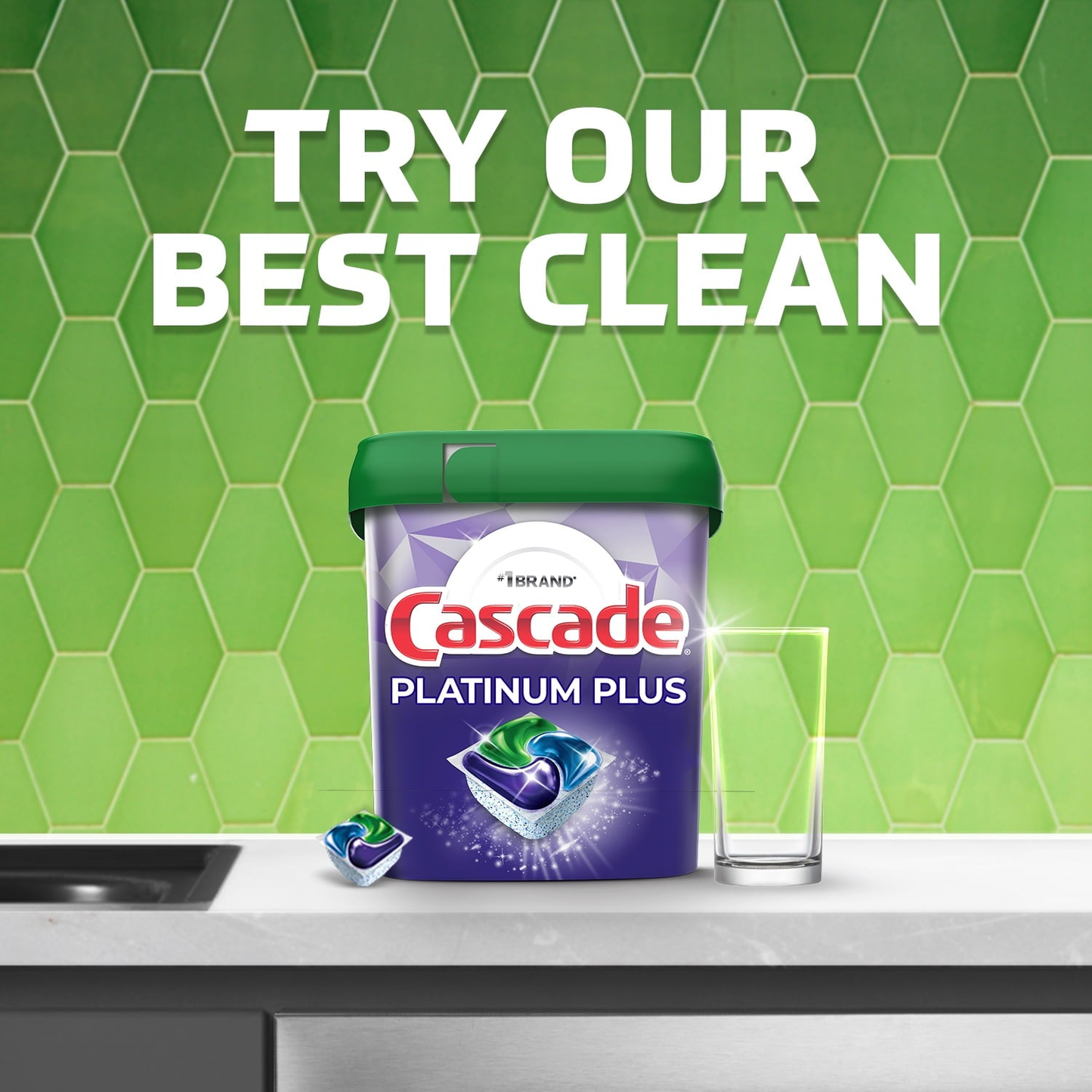 Complete Dishwasher Detergent Powder, Dish Detergent, Dish Soap, Fresh, 75 fl oz product photo