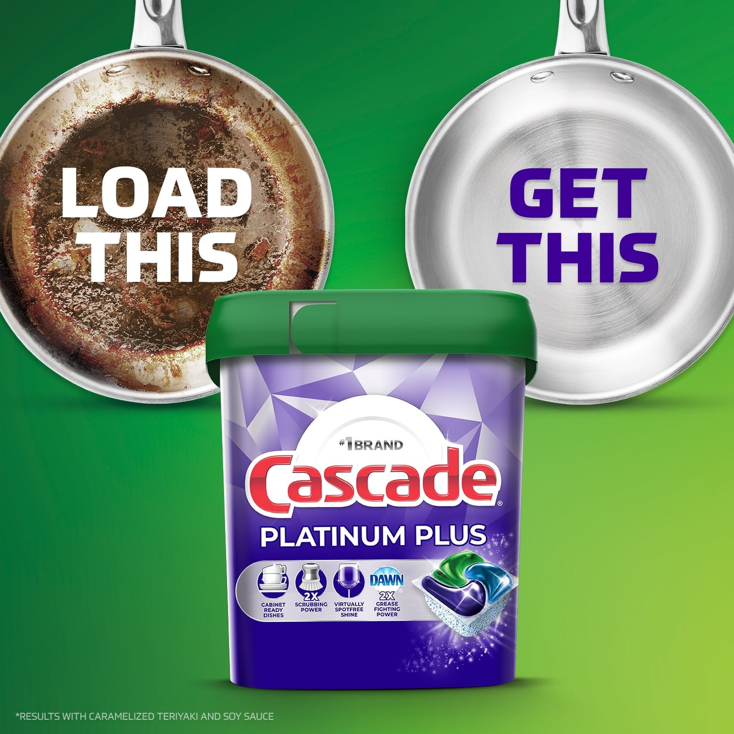 Platinum Plus Dishwasher Pods, Action Pacs Dishwasher Detergent Tabs, Fresh, 17 Count product photo