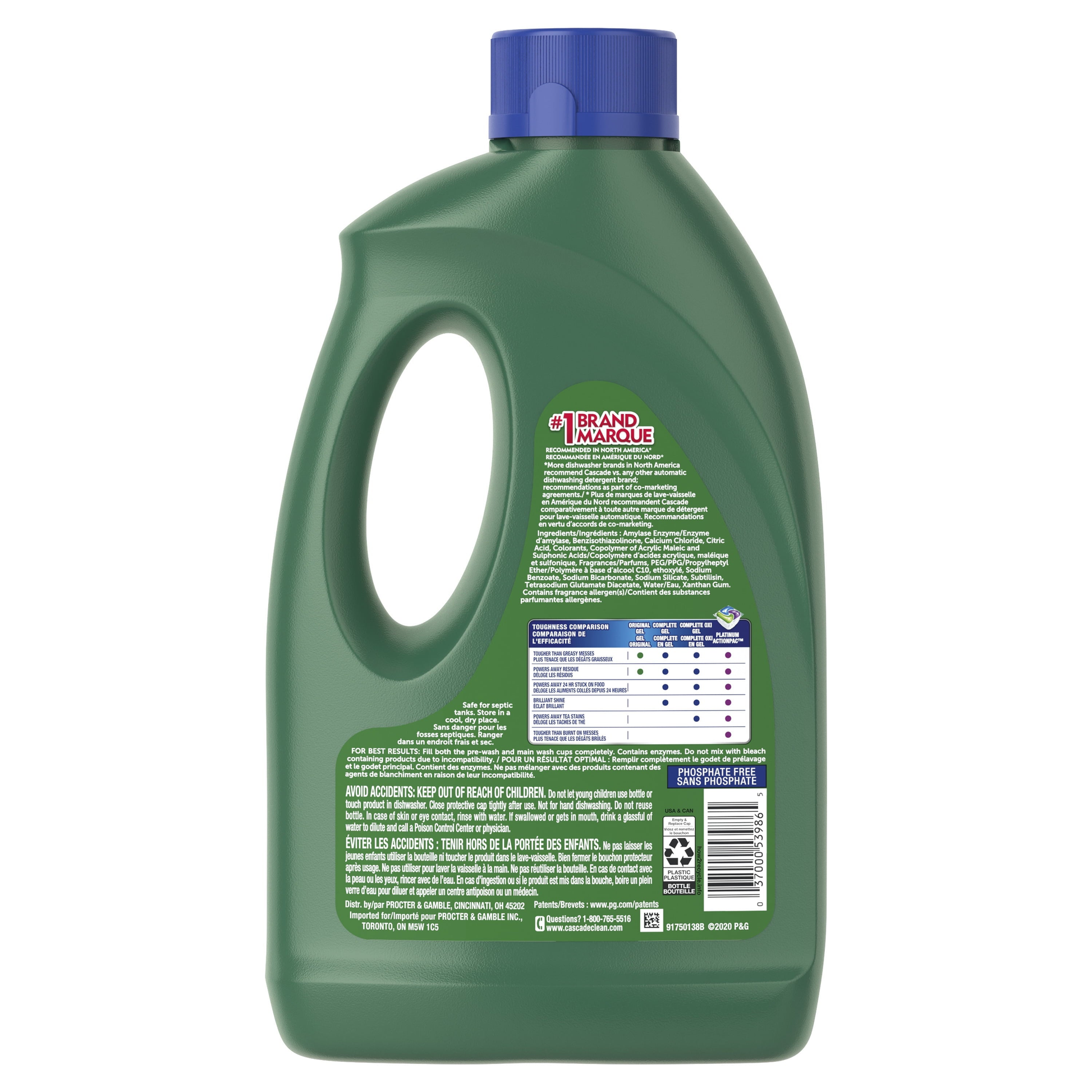 Complete Gel Dishwasher Detergent, Fresh Scent, 60 oz product photo