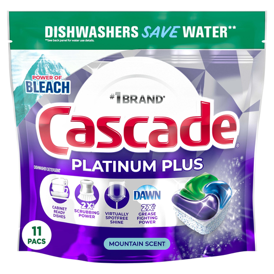 Platinum Plus Dishwasher Detergent Action Pacs, Fresh Mountain Scent, 11 Count product photo