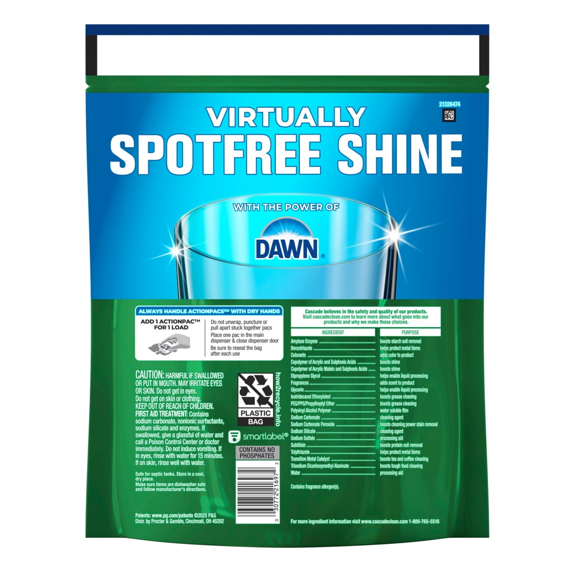 Complete Dishwasher Detergent Fresh, 33ct product photo