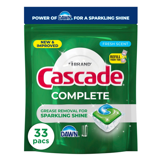 Complete Dishwasher Detergent Fresh, 33ct product photo