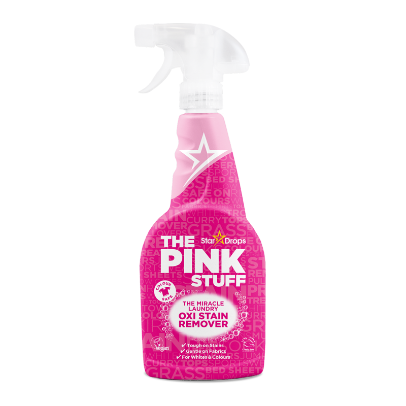 The Pink Stuff Laundry Oxi-Stain Remover Spray, 16.9 fl. oz. product photo