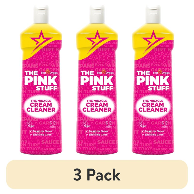 (3 pack) The Pink Stuff Miracle Cream 16.9 fl. oz. product photo