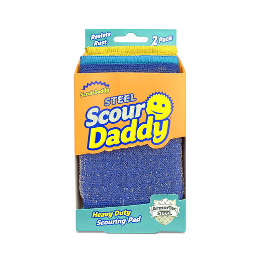 Scrub Daddy Scour Daddy Steel Heavy Duty Scour Pad, 2 Count product photo