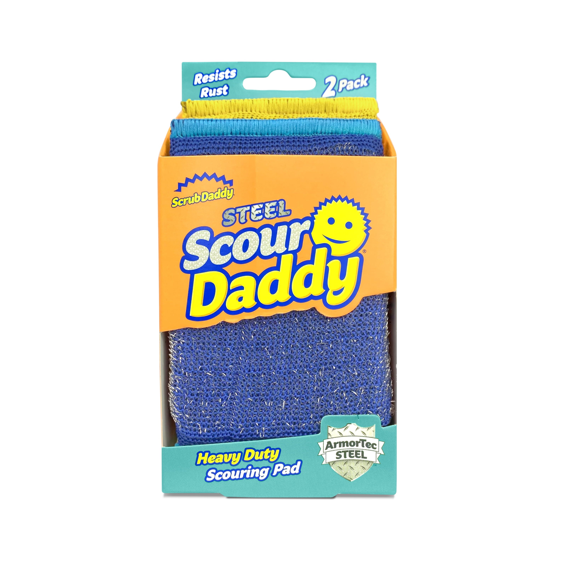 Scour Daddy Steel Heavy Duty Scour Pad, 2 Count product photo