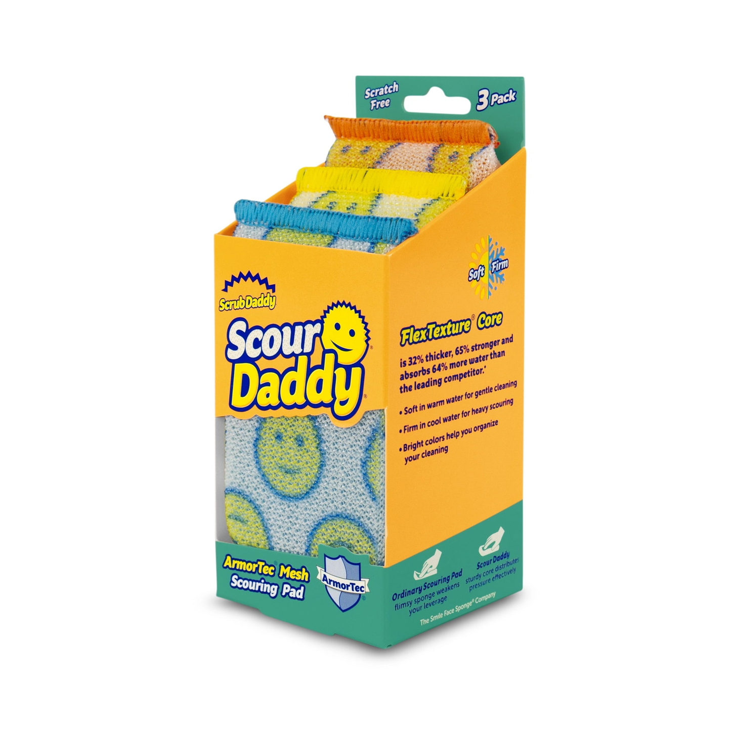 Scour Daddy Non-Scratch Scour Pads, 3 Count product photo