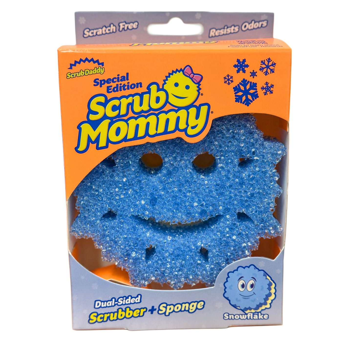 Scrub Mommy Winter Snowflake Non-Scratch Cleaning Sponge product photo