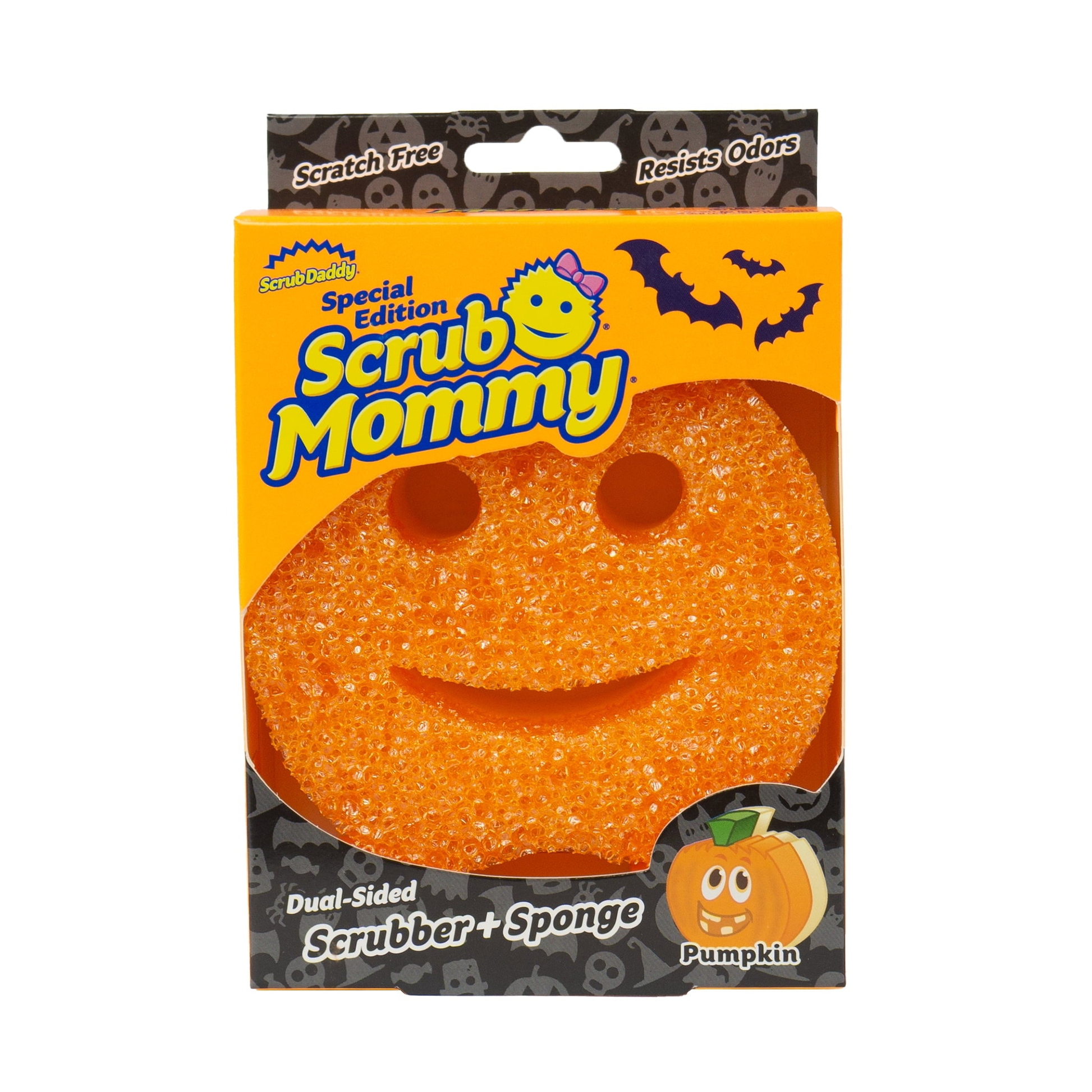 Scrub Daddy Scrub Mommy Halloween Pumpkin Non-Scratch Cleaning Sponge product photo