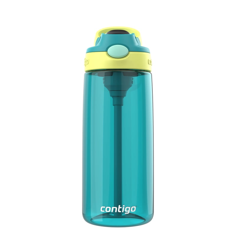 Contigo Kid's 20 oz. AutoSpout Straw Water Bottle - Juniper/Limelight product photo