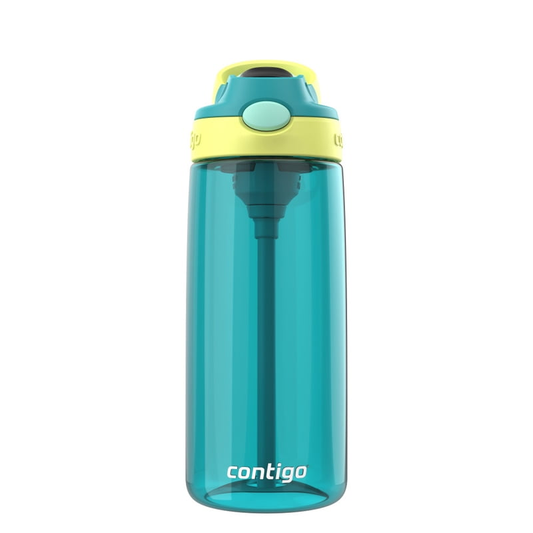 Contigo Kid's 20 oz. AutoSpout Straw Water Bottle - Juniper/Limelight product photo