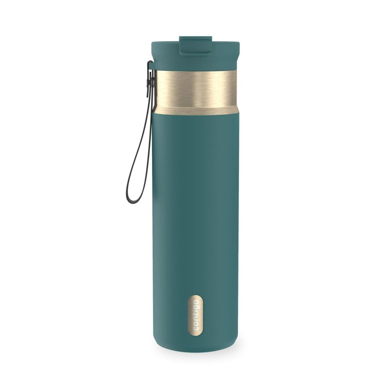 Contigo DualSip 24 oz Leakproof Insulated Water Bottle with Carrying Strap and 2-Way Lid product photo
