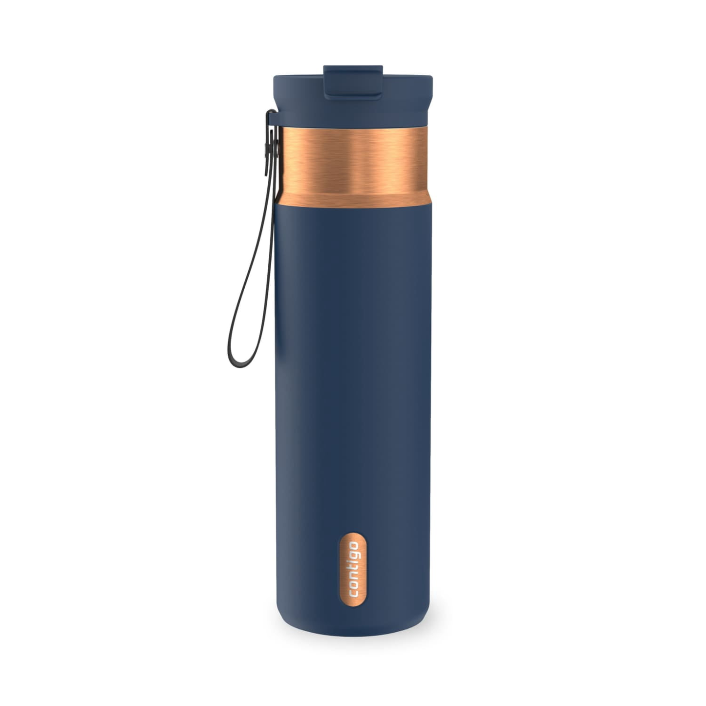 Contigo DualSip 24 oz Leakproof Insulated Water Bottle with Carrying Strap and 2-Way Lid product photo
