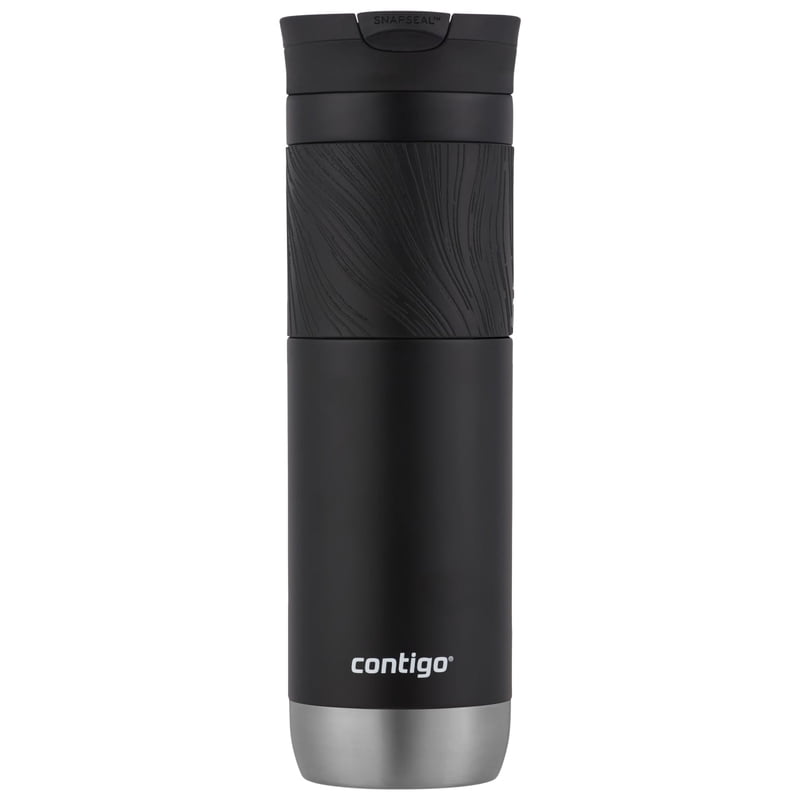 Contigo Byron 2.0 Stainless Steel Travel Mug with SNAPSEAL Lid and Grip in Black, 24 fl oz. product photo