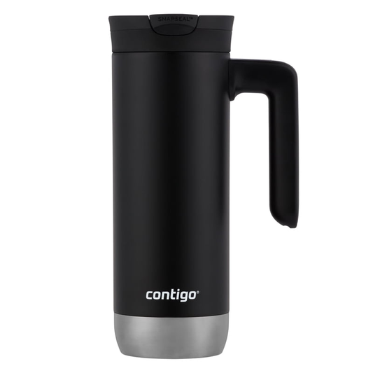 Contigo Huron 2.0 Stainless Steel Travel Mug with SNAPSEAL Lid and Handle in Black, 20 fl oz. product photo