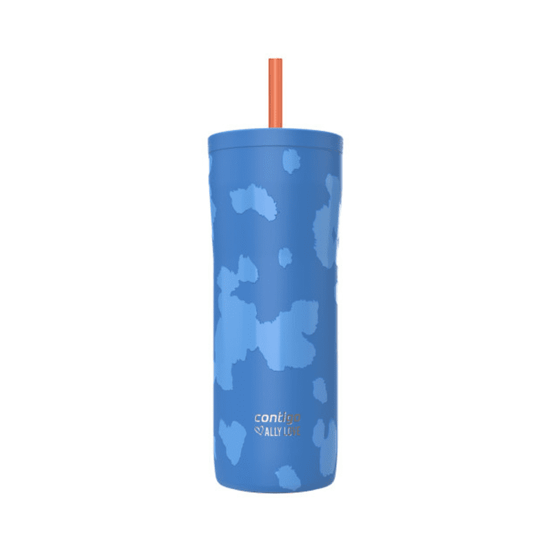 Contigo x Ally Love Streeterville 2.0 Stainless Steel Tumbler with Straw, 24 oz, Stellar Jay product photo