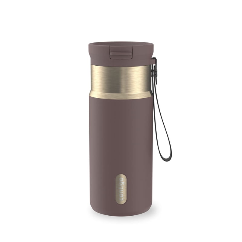 Contigo SnapSeal 16 oz Leakproof Stainless Steel Water Bottle with Carrying Strap product photo