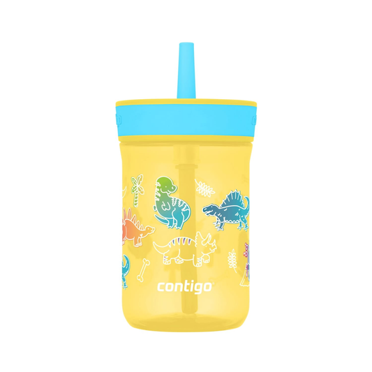 Contigo Kids Leighton Spill-Proof Tumbler with Straw, 14 oz, Yellow product photo
