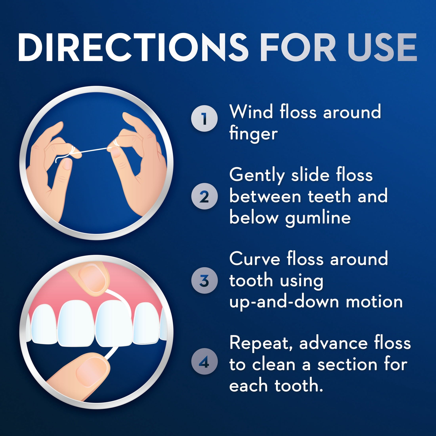 Floss, Super Floss Pre-Cut Strands Dental Floss, Mint, 50 Count product photo