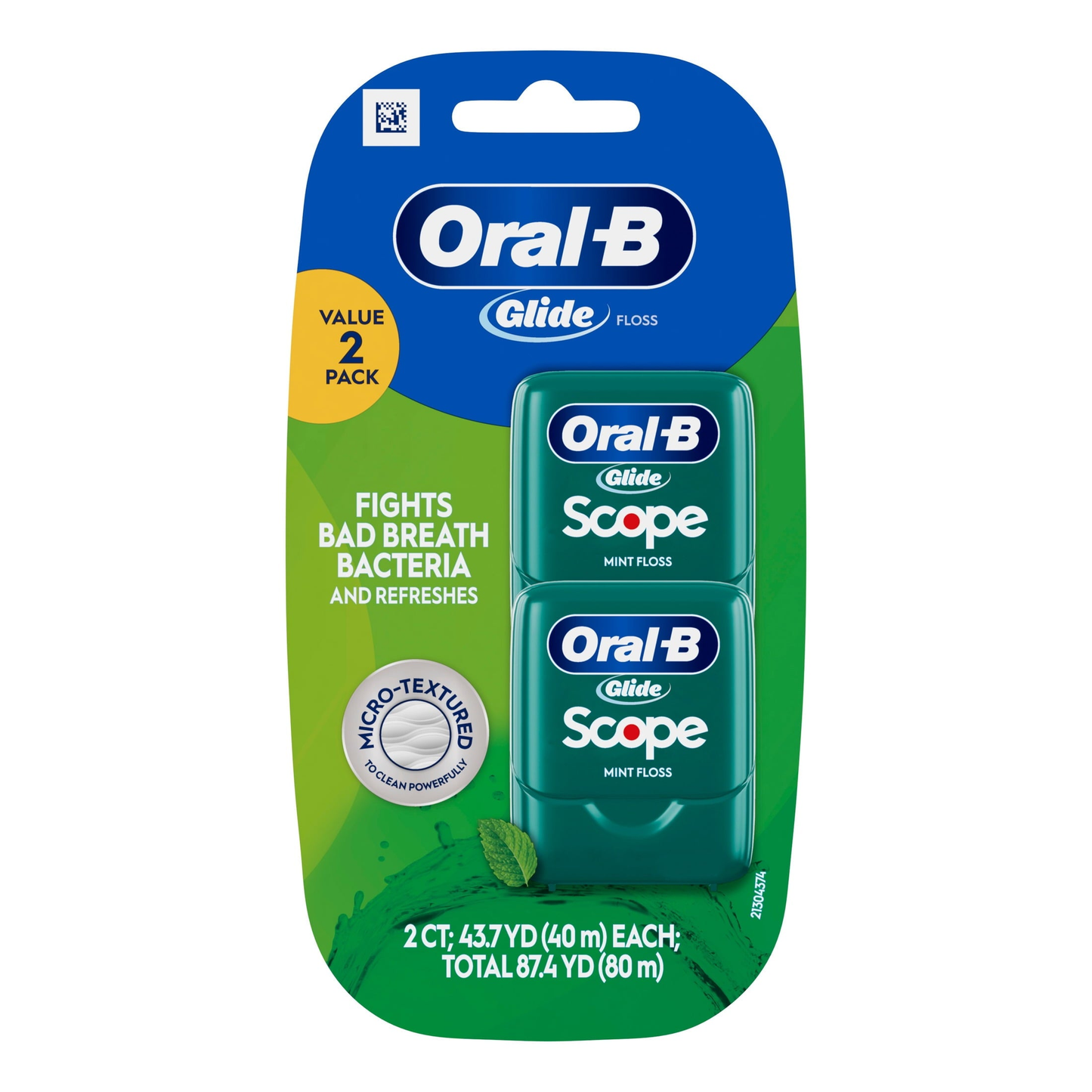 Floss, Glide with Scope Flavor, Mint Dental Floss, 40 meters product photo