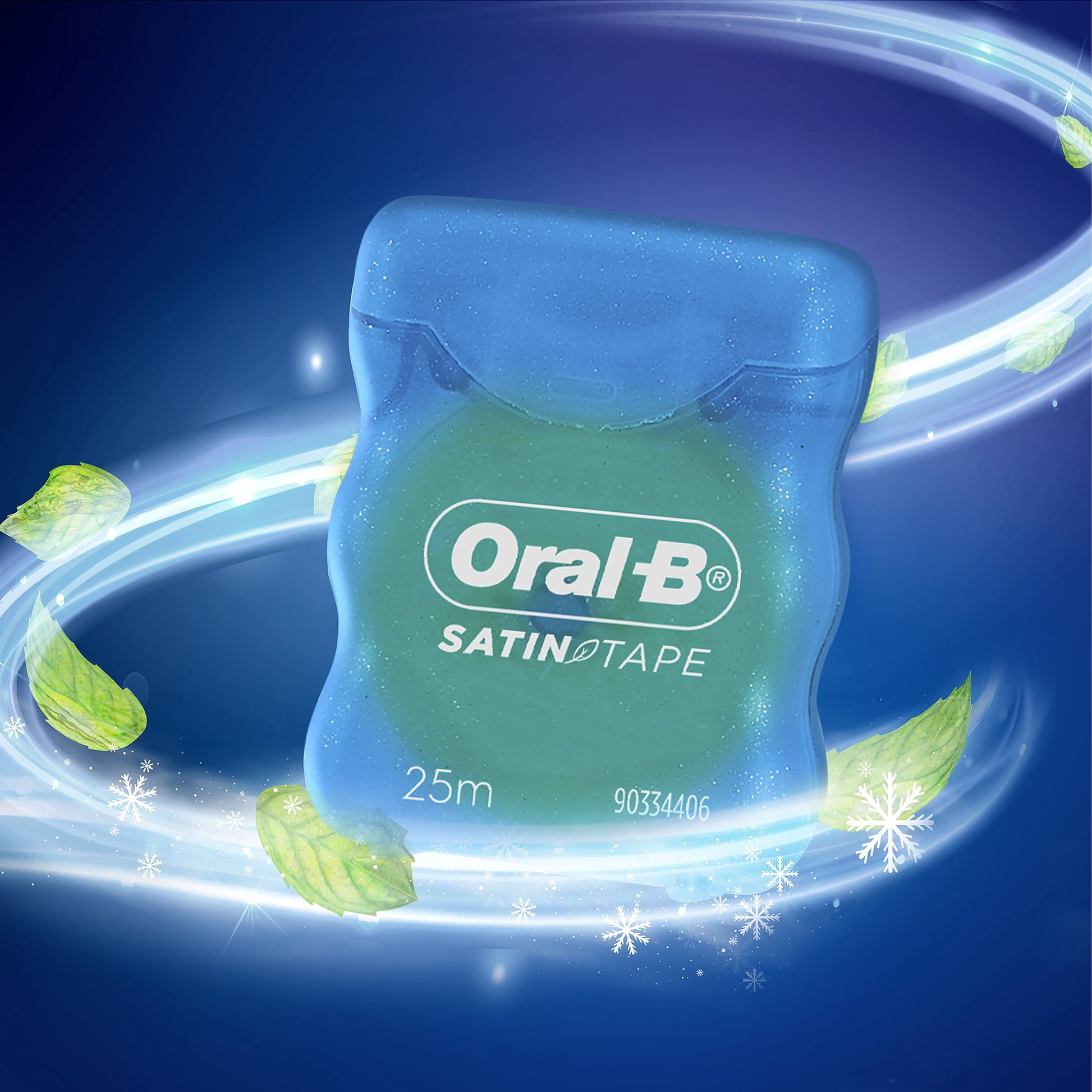 ‑B Floss, Complete Satin Mint Dental Floss, 2 Pack product photo