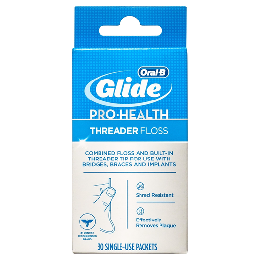Floss, Glide Pro-Health Dental Floss Threader for Braces and Dental Work, 30 Count product photo