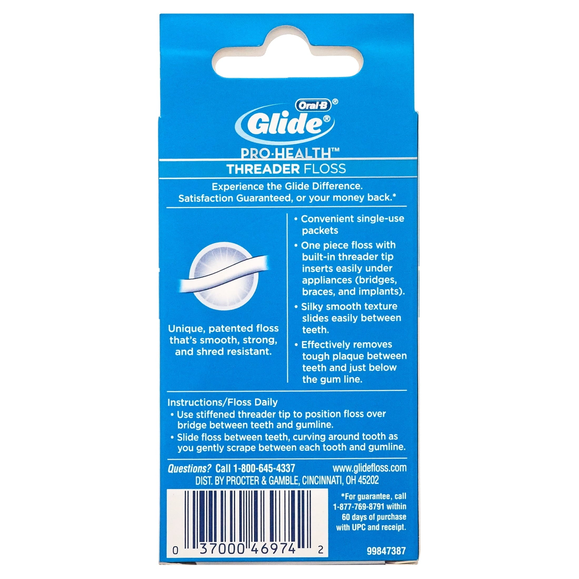 Floss, Glide Pro-Health Dental Floss Threader for Braces and Dental Work, 30 Count product photo