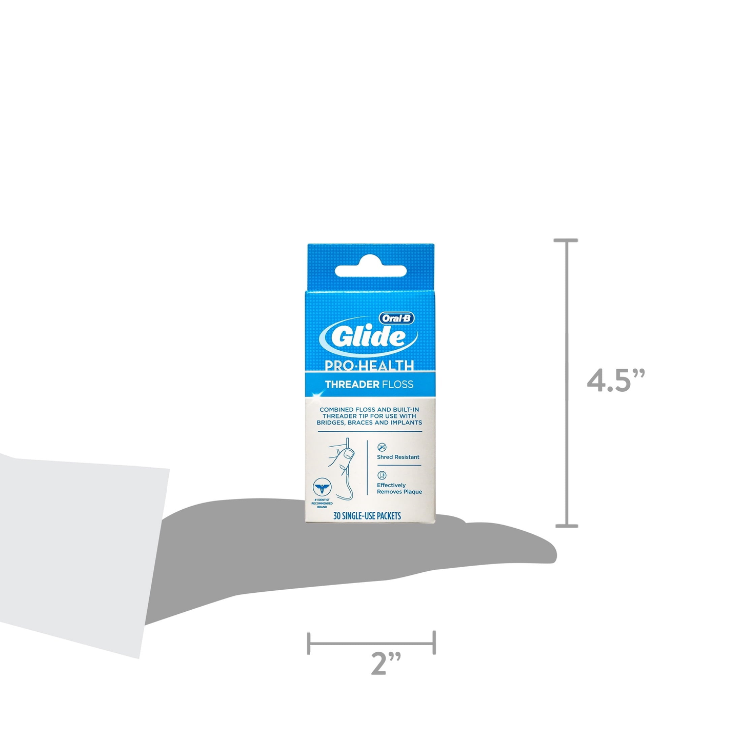 Floss, Glide Pro-Health Dental Floss Threader for Braces and Dental Work, 30 Count product photo
