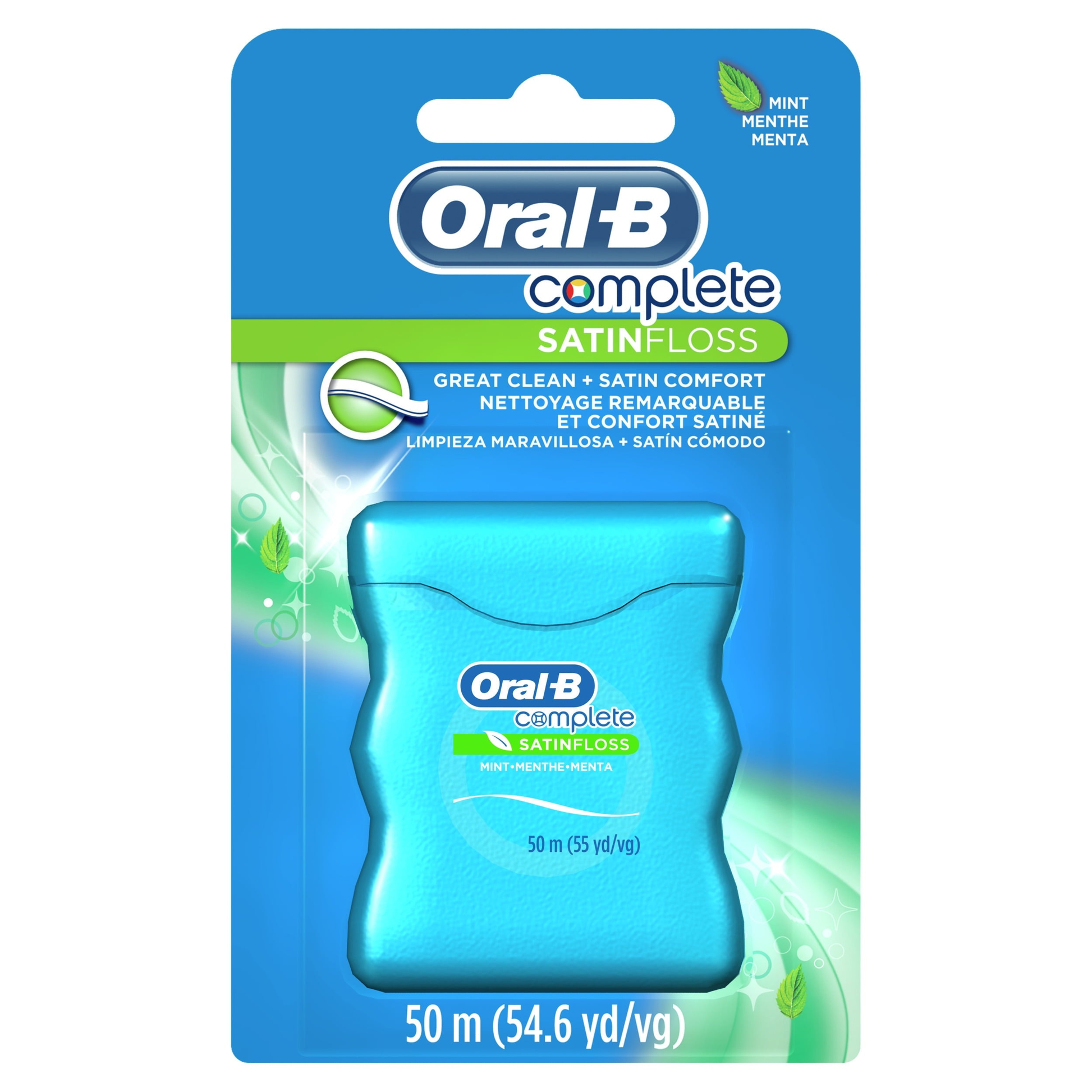 Complete SatinFloss Dental Floss, Mint, 50 m product photo