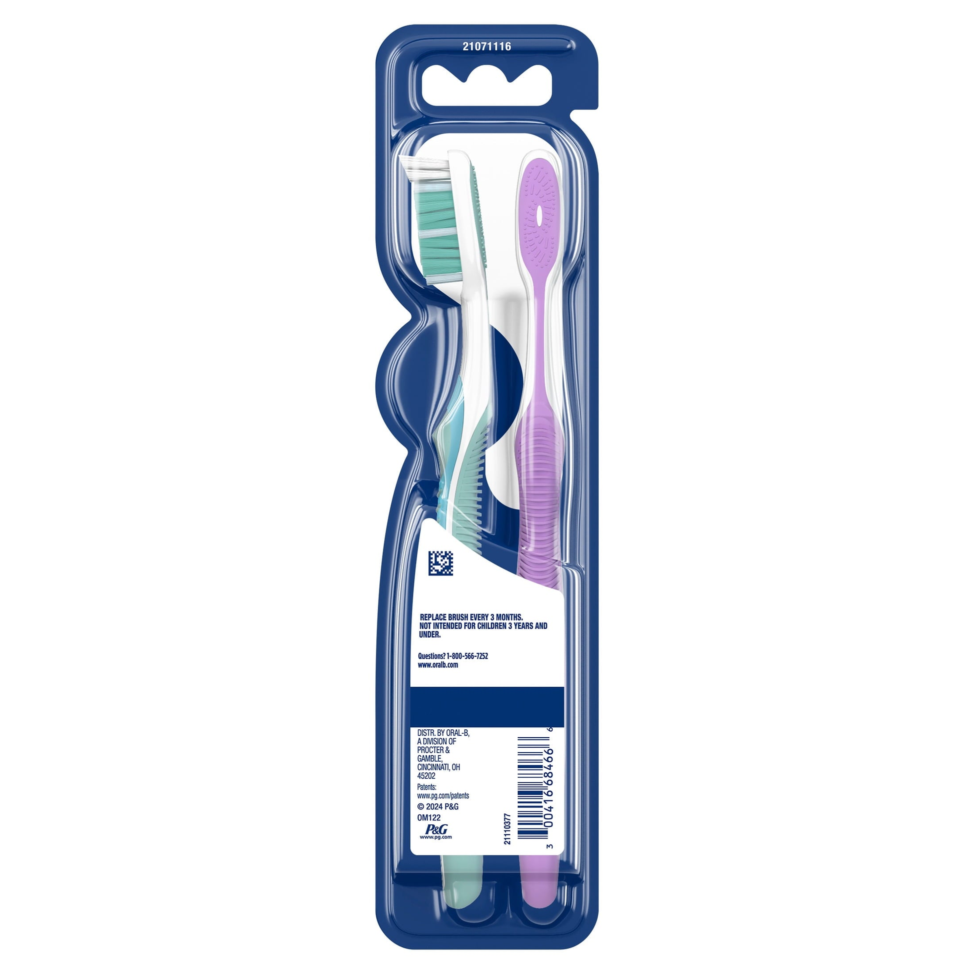 Toothbrush, Advanced Whitening Manual, Soft, 2 Count product photo