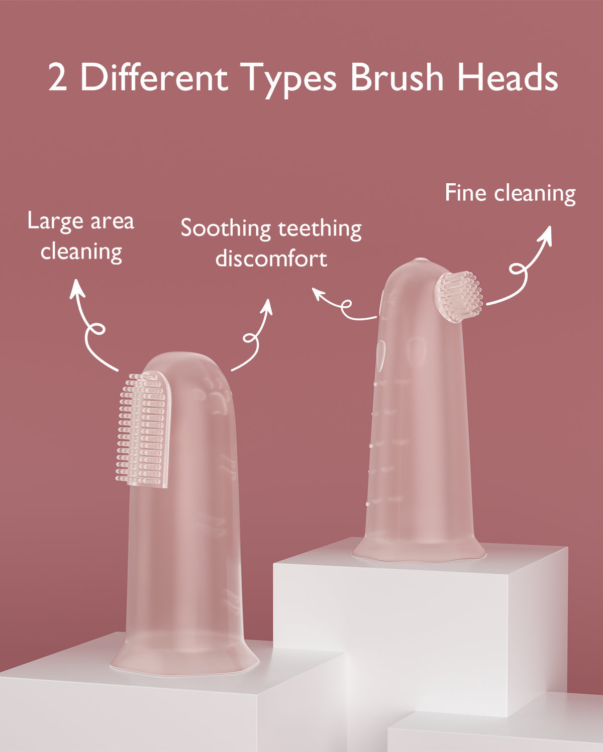 Momcozy Oral Care Series: Finger Toothbrush (2pcs) product photo