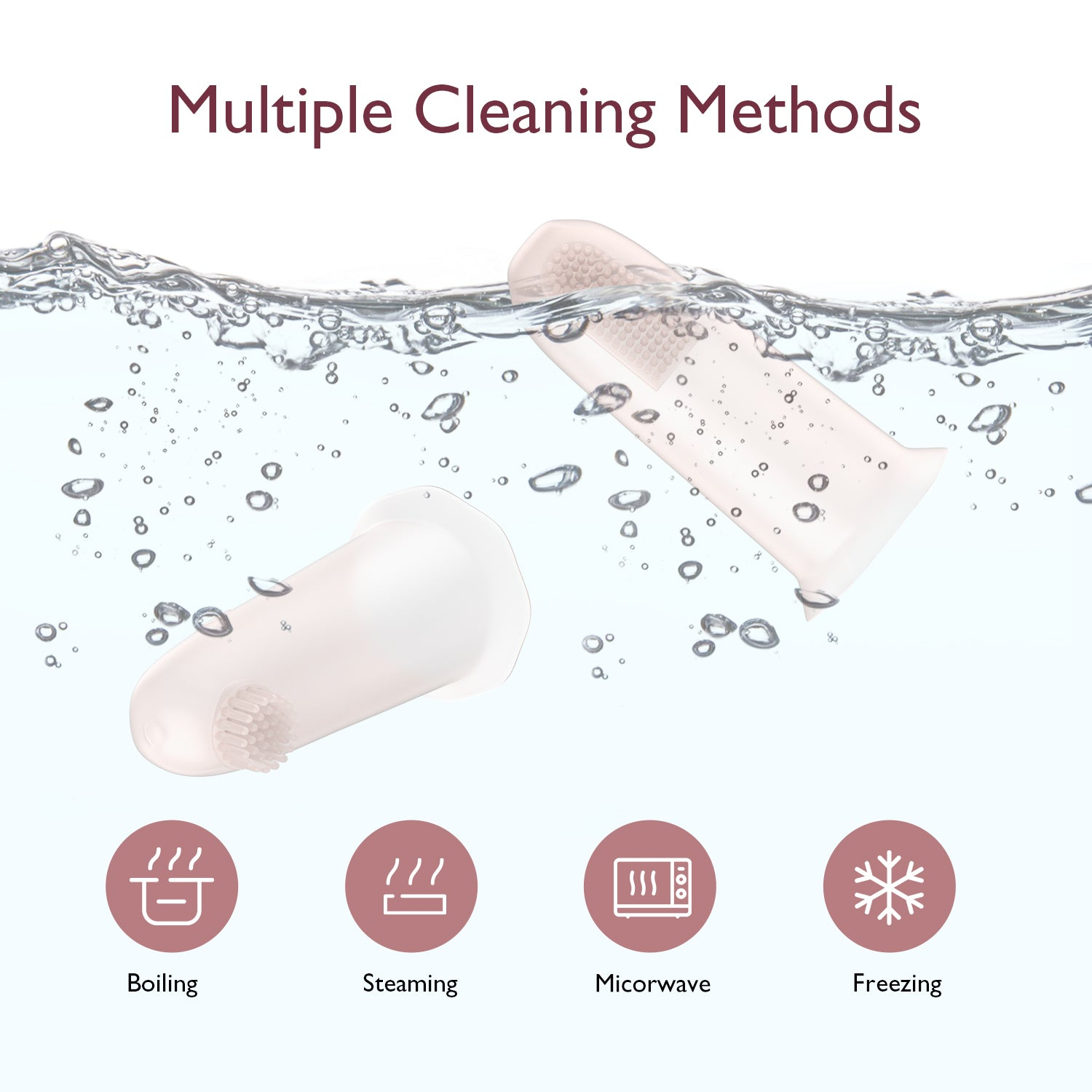 Momcozy Oral Care Series: Finger Toothbrush (2pcs) product photo