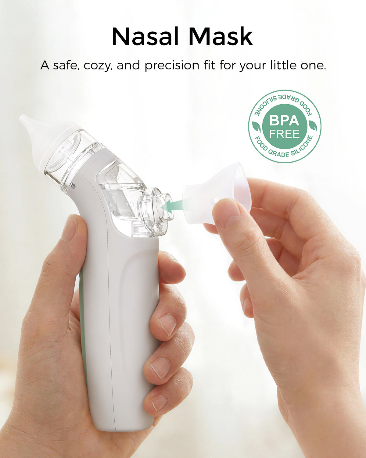 Momcozy BreezyClear™ 2-in-1 Electric Nasal Aspirator Replacement Heads product photo