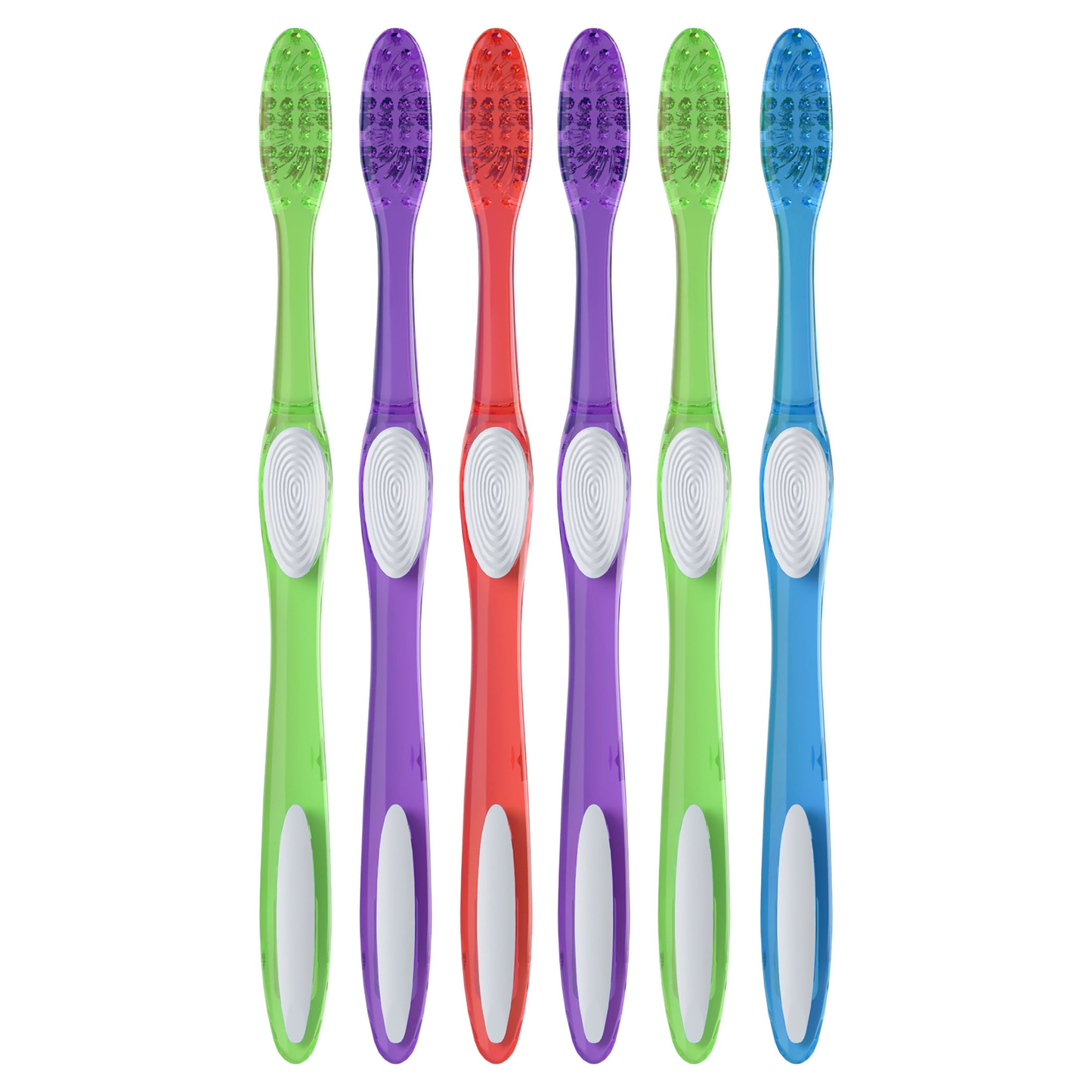 (4 pack)  Toothbrush Pack, Essential Clean Manual Toothbrushes, Soft Bristles, 6 Count product photo