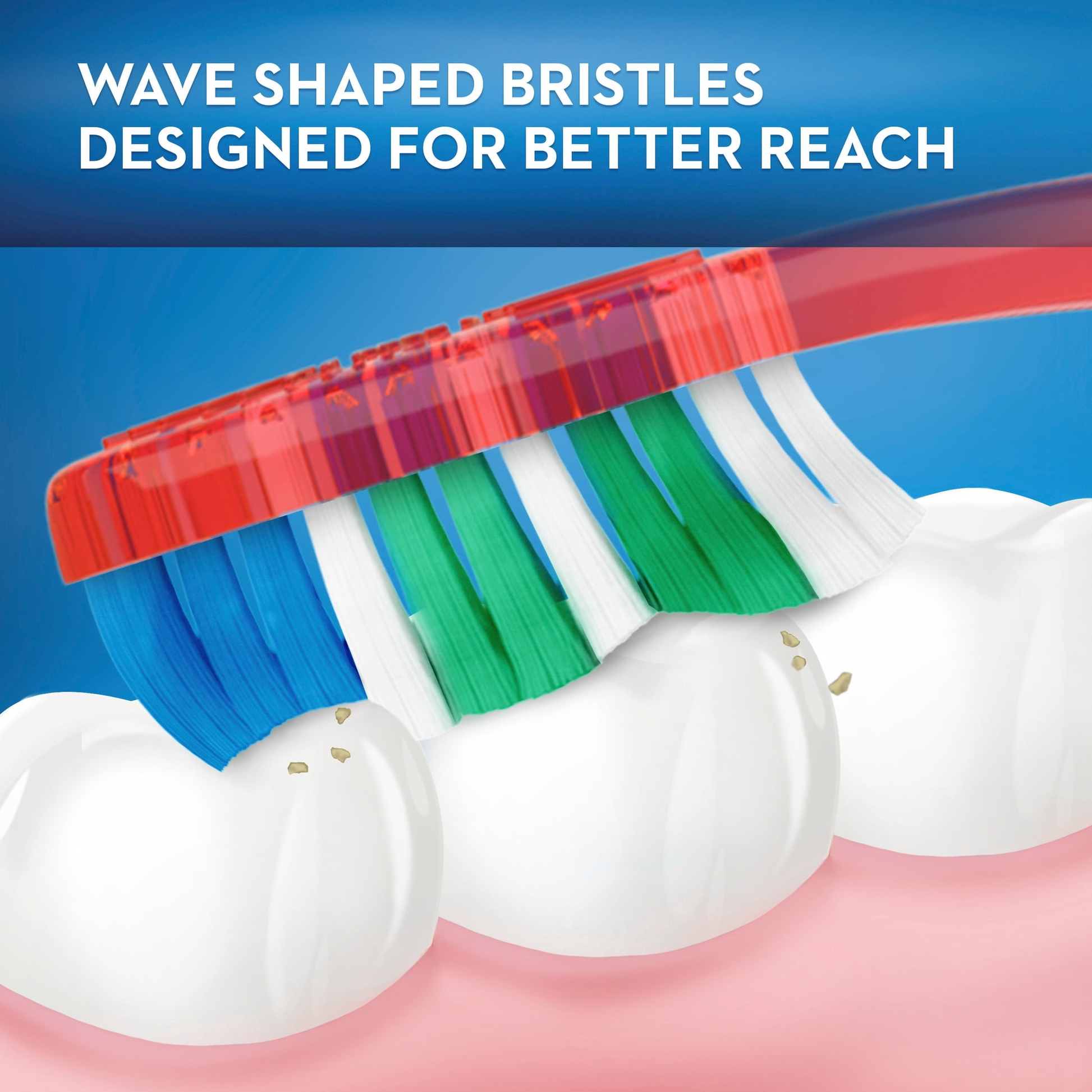 (4 pack)  Toothbrush Pack, Essential Clean Manual Toothbrushes, Soft Bristles, 6 Count product photo