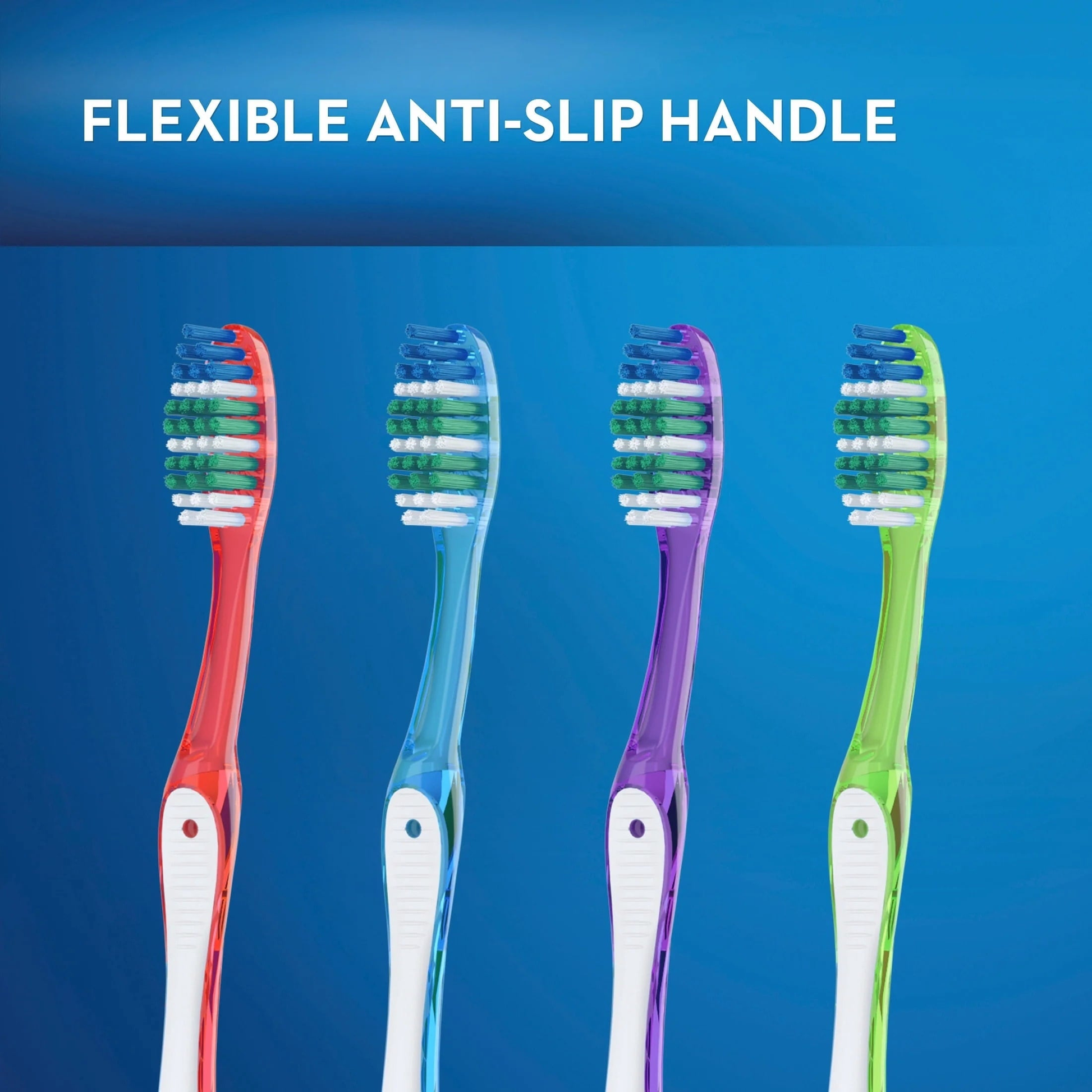 (4 pack)  Toothbrush Pack, Essential Clean Manual Toothbrushes, Soft Bristles, 6 Count product photo