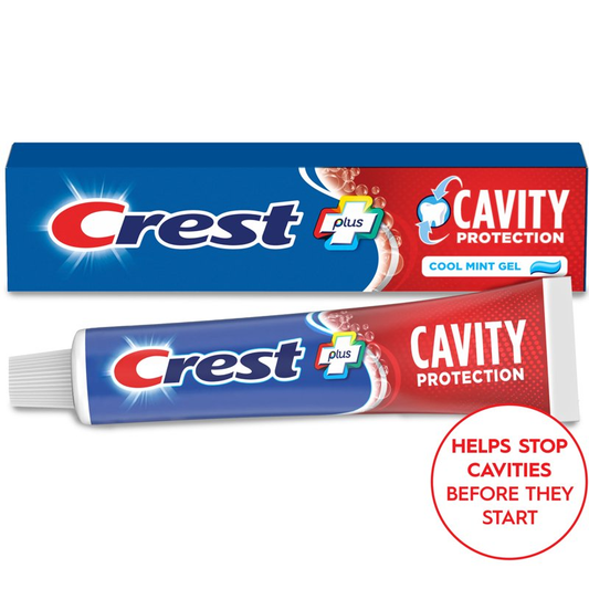 Crest Toothpaste, Cavity Protection Toothpaste Gel, Cool Mint, 5.7 oz product photo