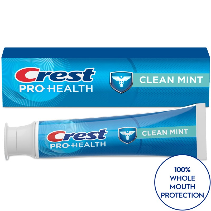 Crest Toothpaste, Pro-Health Clean Mint Toothpaste (4.3oz), Single product photo