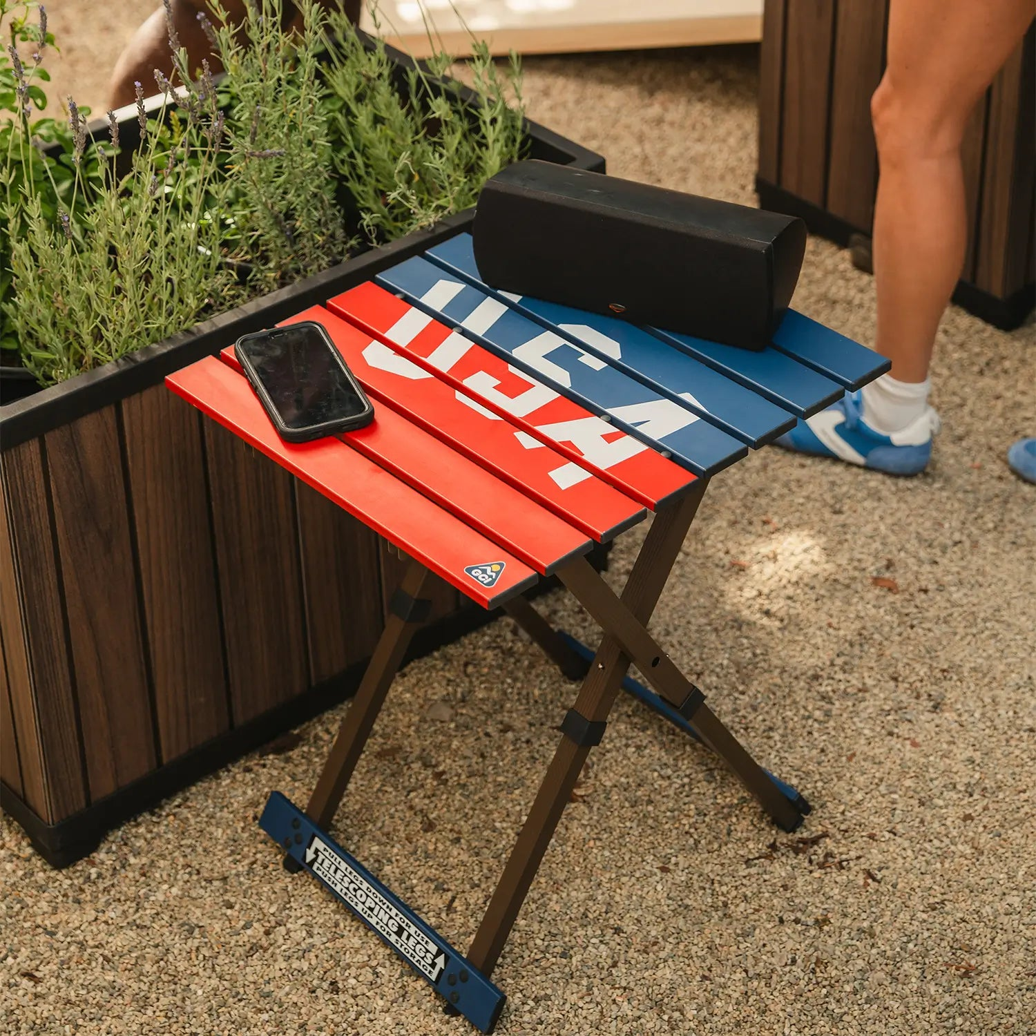 Compact Camp Table 20™ - USA Anniversary Deluxe product photo