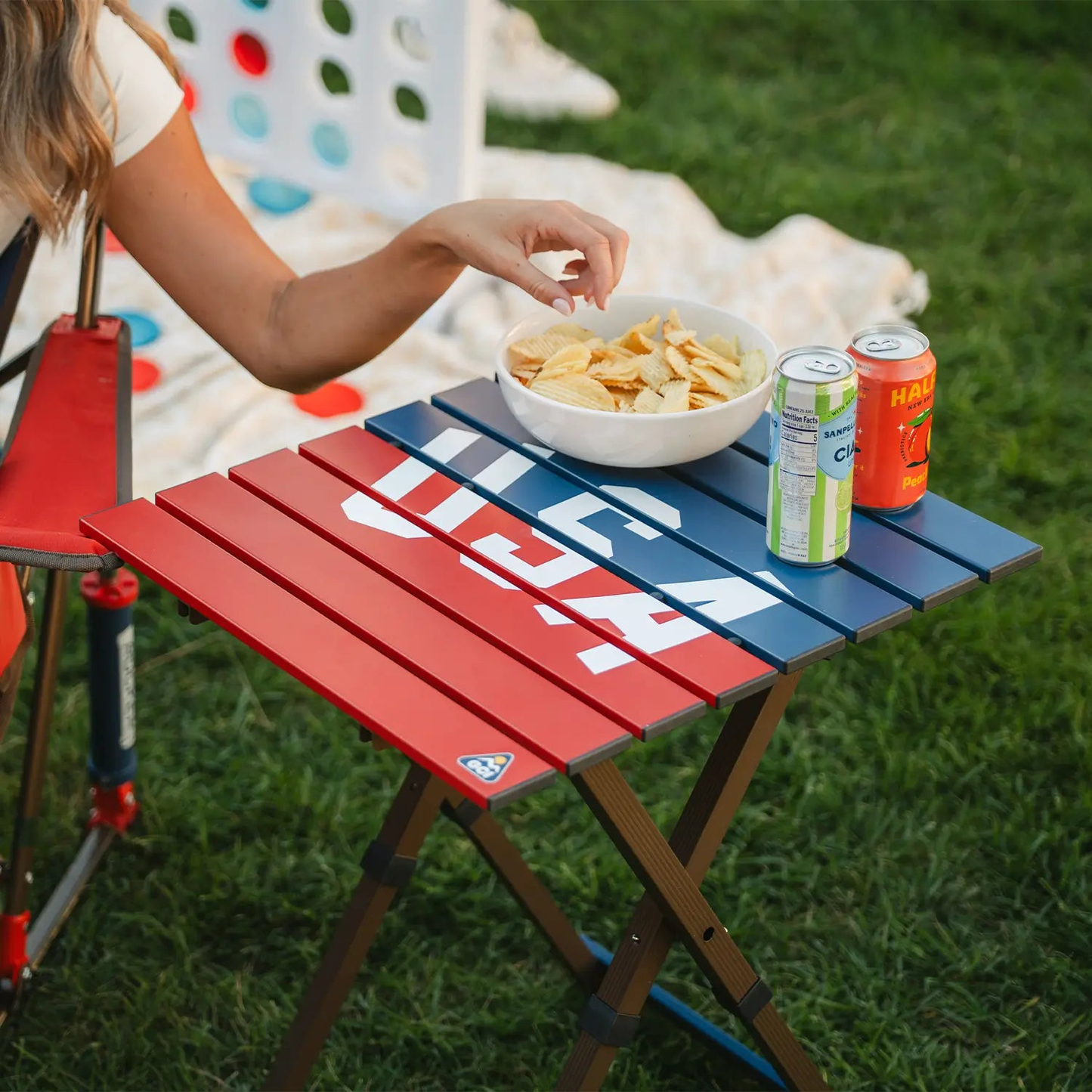 Compact Camp Table 20™ - USA Anniversary Deluxe product photo