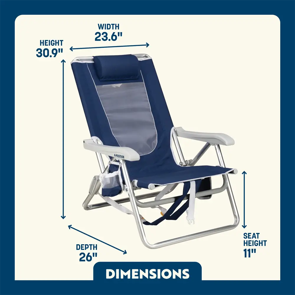 Backpack Beach Chair™ product photo