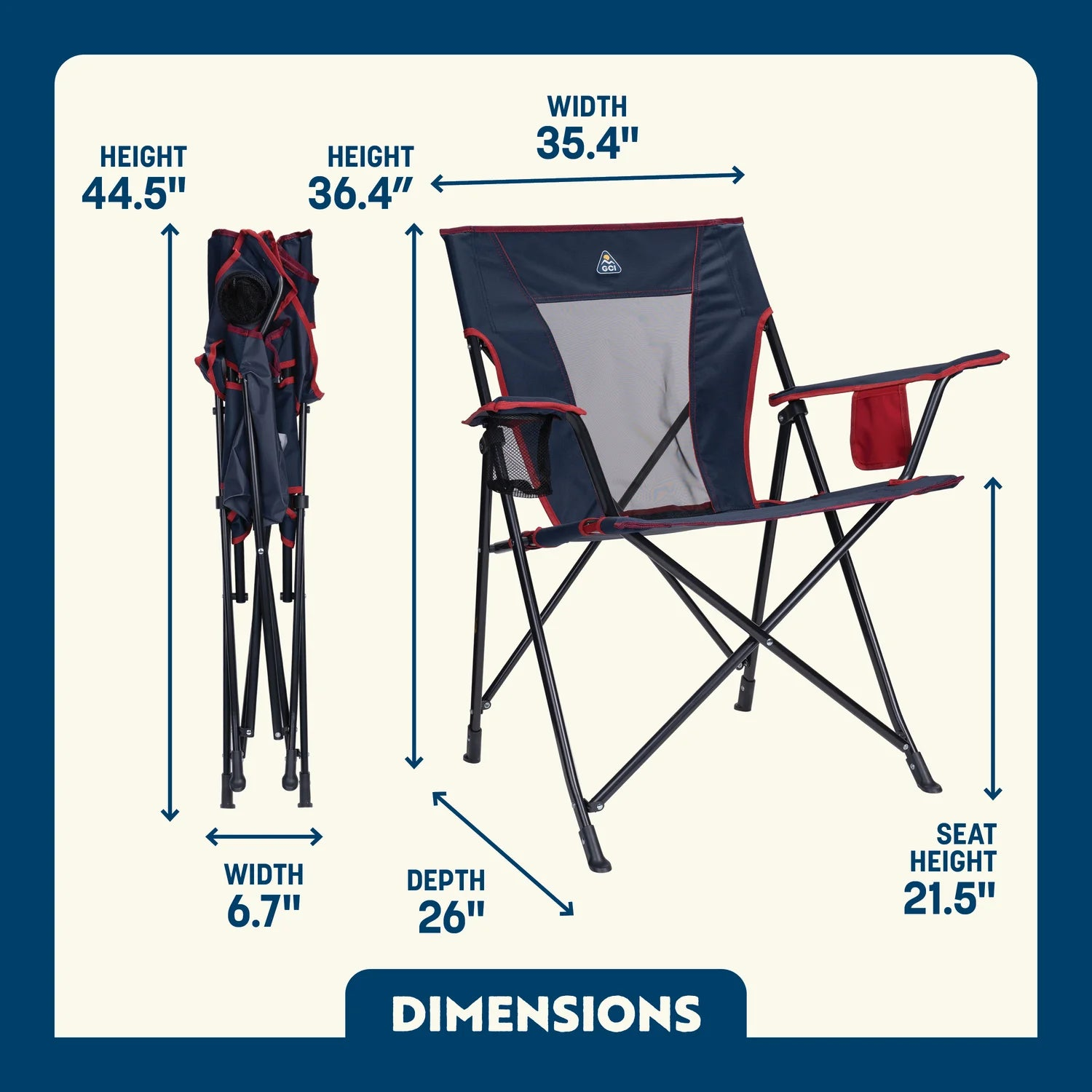 Comfort Quad Chair™ product photo