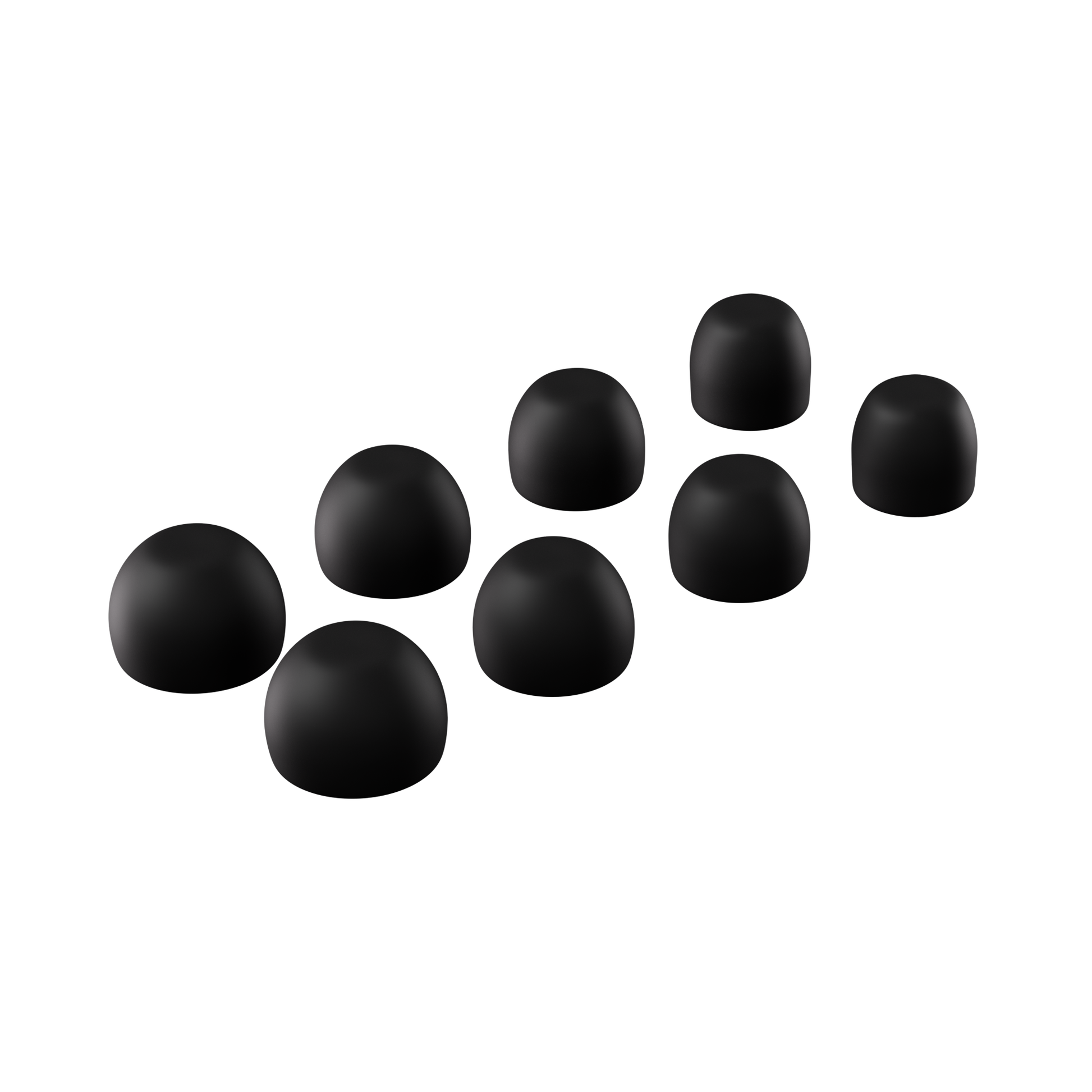 Loop Quiet™ 2 Ear Tips - Black (Mixed Sizes) All sizes product photo
