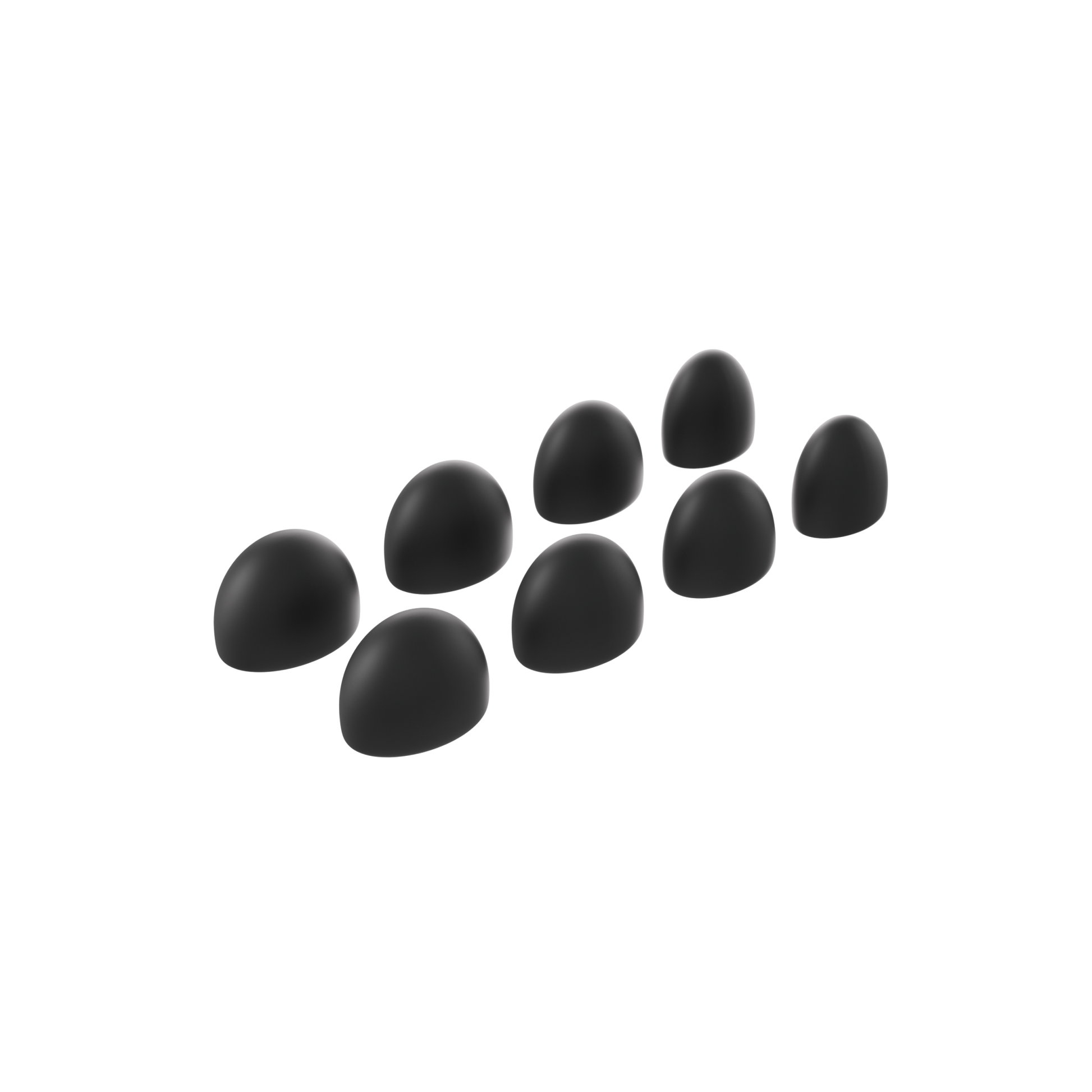 Loop Dream™ Foam-Silicone Ear Tips - Black (Mixed Sizes) Black product photo